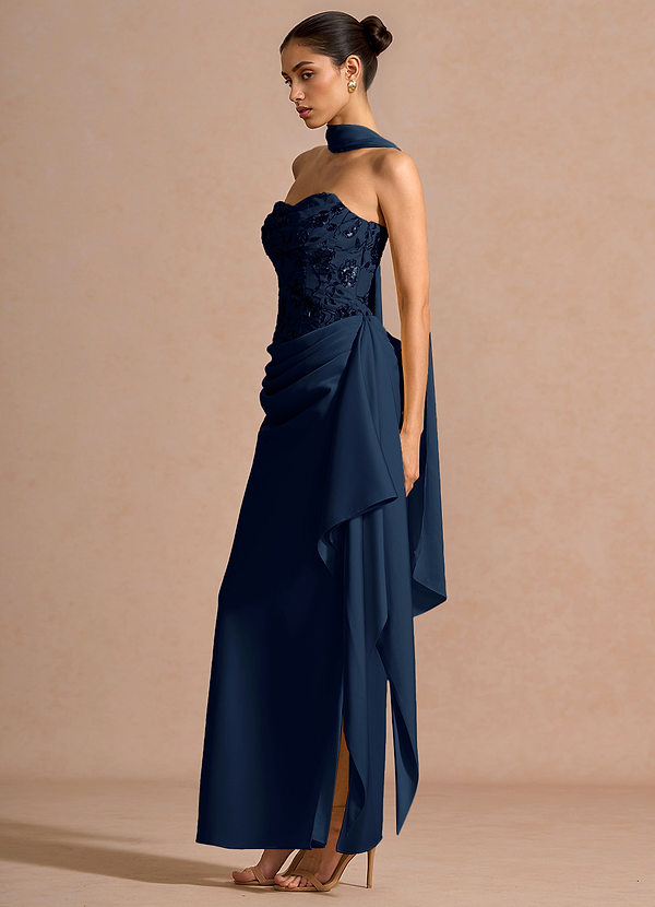 Aspasia Navy Sequins Maxi Dress image1