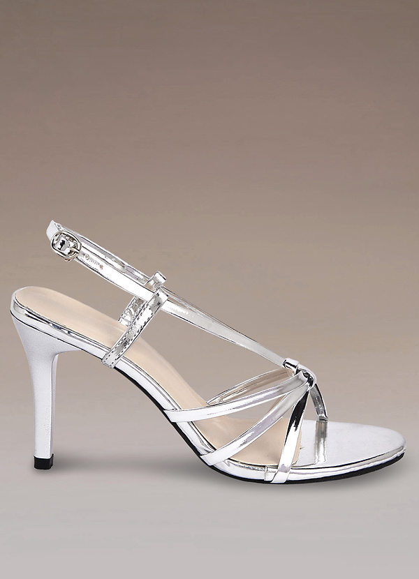 front Cross Strap Prom High Heels