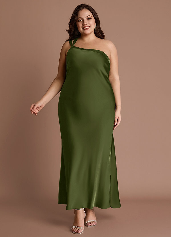 Abito Lungo Verde Oliva Monroe image1