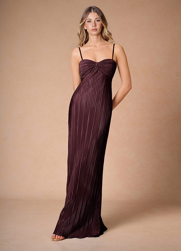 Vestido Rojo Granate Largo Nephele image1