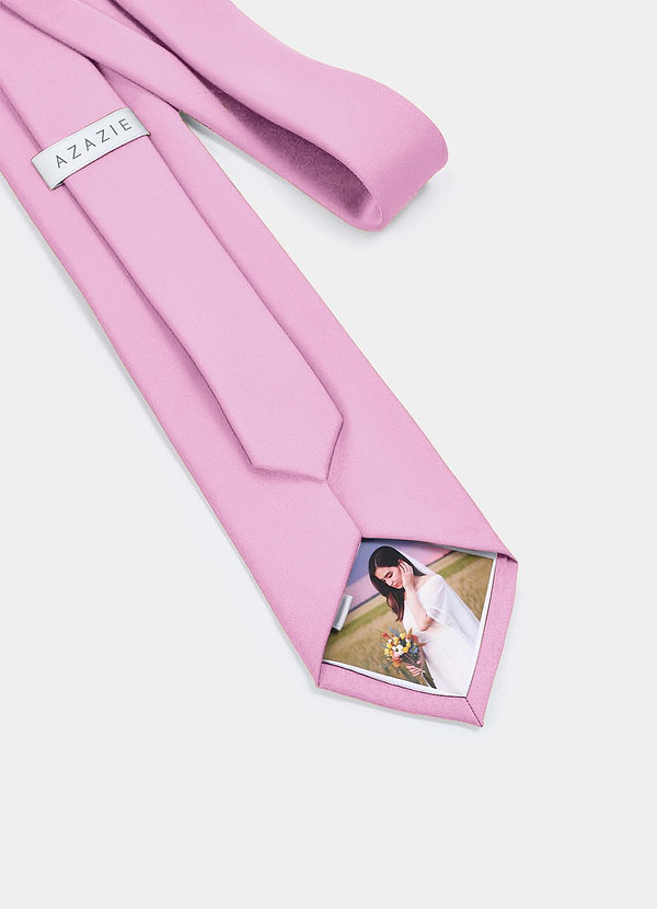 front Matte Satin Custom Photo Tie – Personalized Necktie