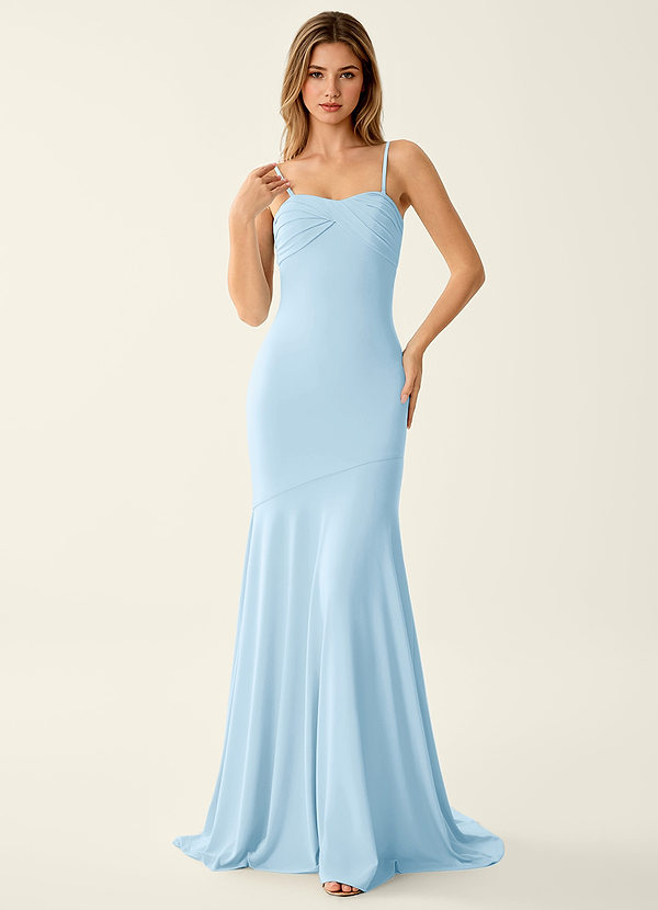 Giulietta Sky Blue Open Back Mermaid Prom Dress image1