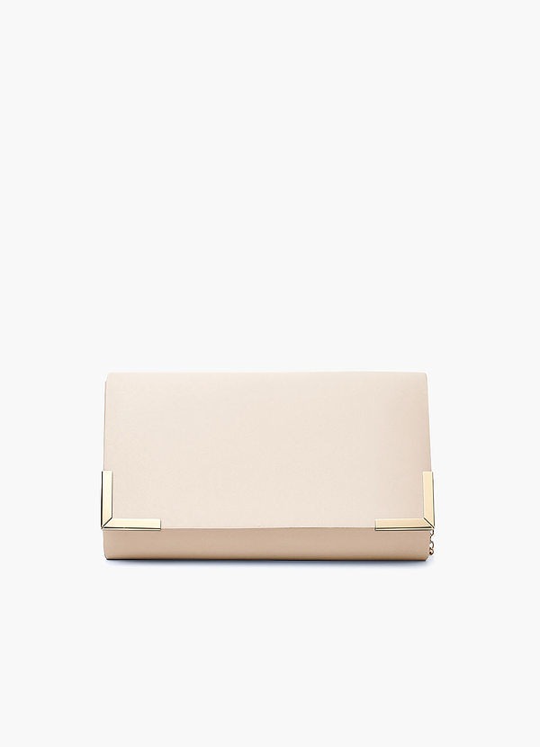 front Pochette a busta in raso opaco coordinato