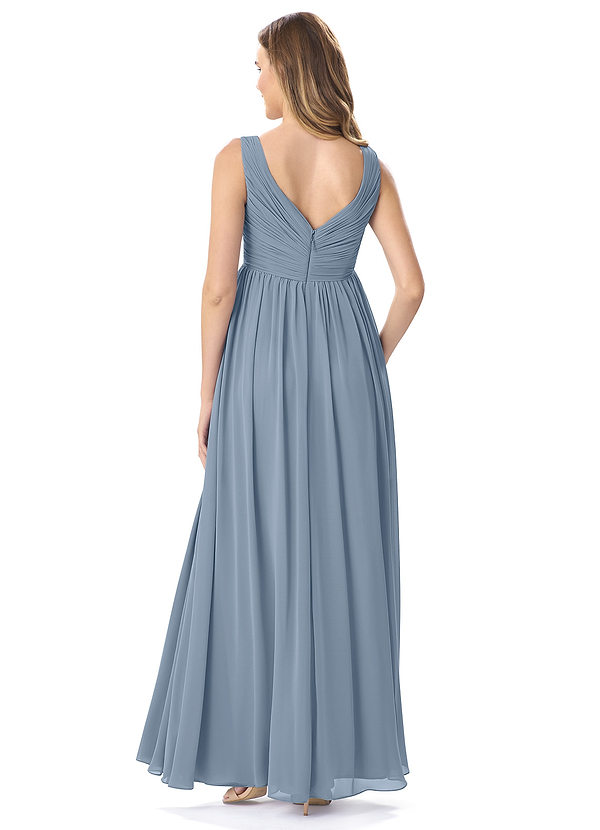  Azazie  Madison Maternity  Bridesmaid  Dress  Dusty Blue 