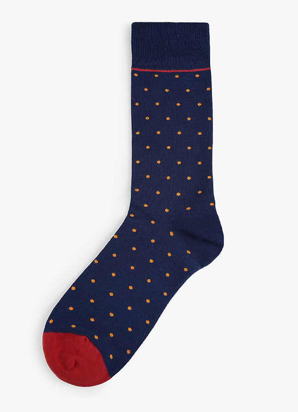 front Polka Dot Groomsmen Socks