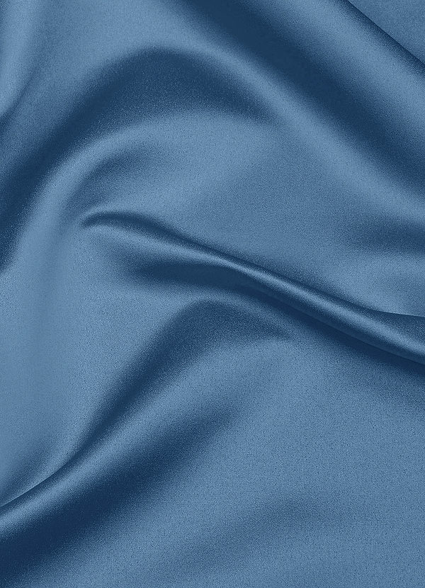 front Azazie Twilight Matte Satin Fabric By the Yard