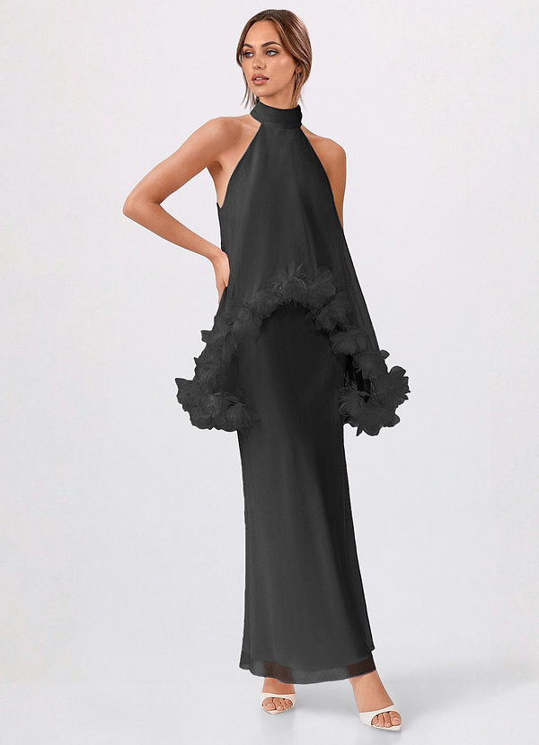 Robe Longue Noir Velmira image1