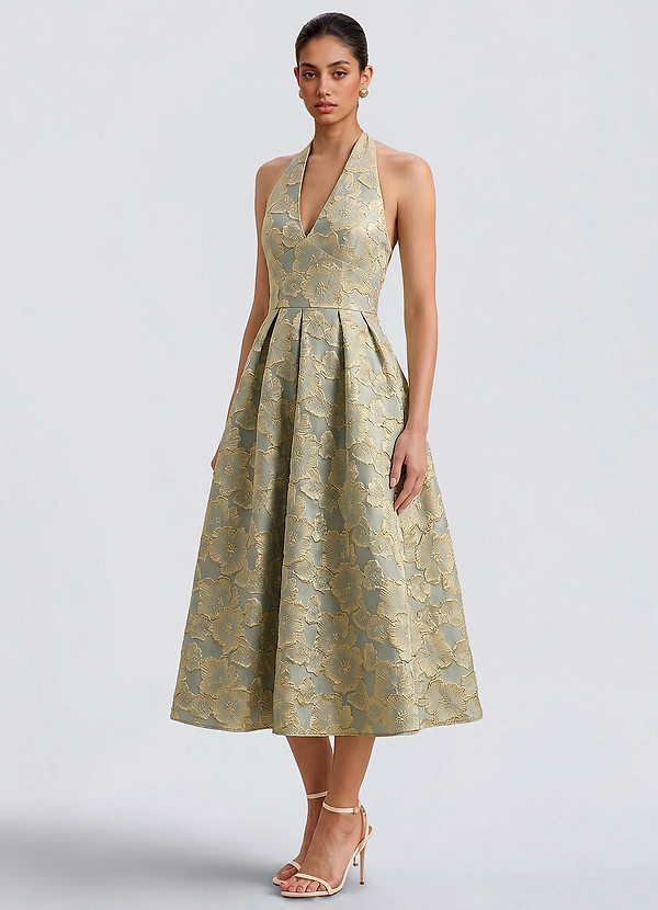 Nyomi Blue Midi Dress image1