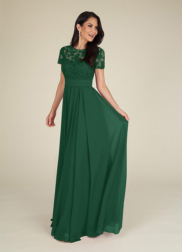 Dark Green Azazie Annette Mother of the Bride Dress Mother of the Bride ...
