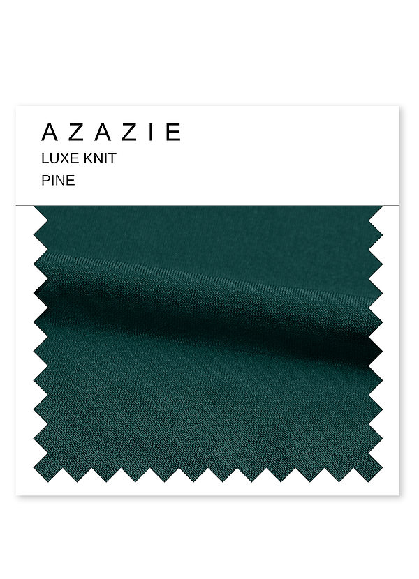 front Azazie Pine Luxe Knit Swatch