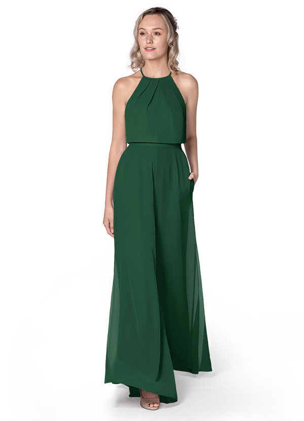 gold satin gown