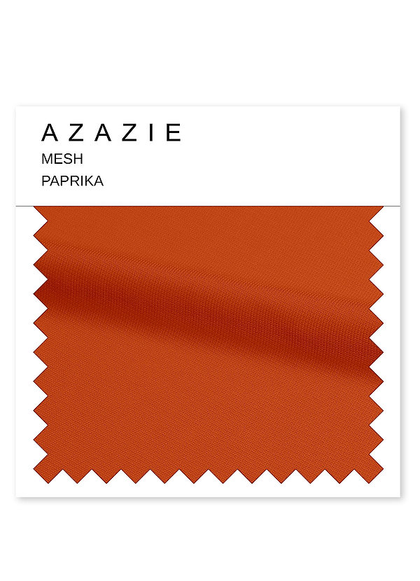 front Azazie Paprika Mesh Swatch