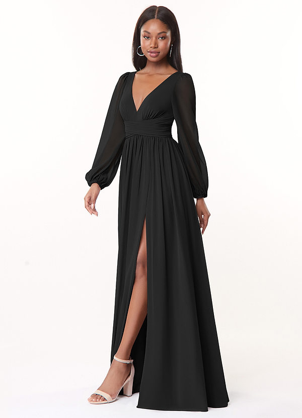Black Floor Length Long Sleeve Bridesmaid Dresses Starting at 79 Azazie — free download