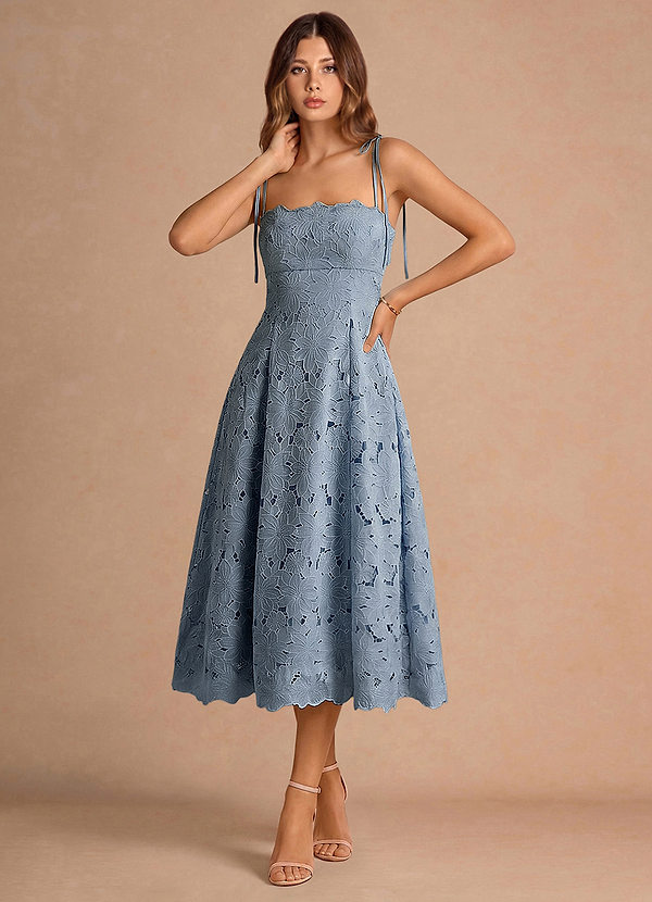 Kiora Powder Blue Midi Dress image1