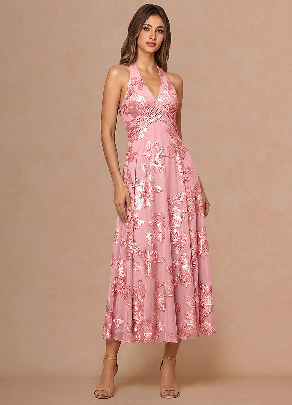 Josee Pink Midi Dress image1