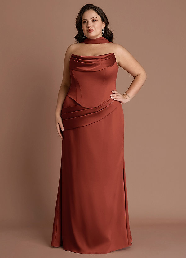 Maxi jurk Sorrel Terracotta image1