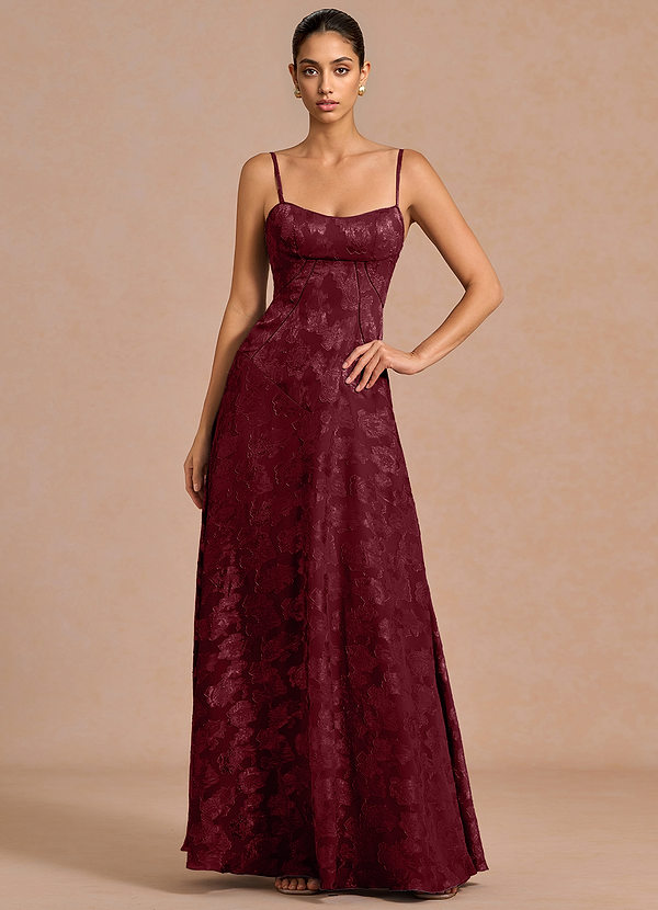 Iselda Wine Maxi Dress image1