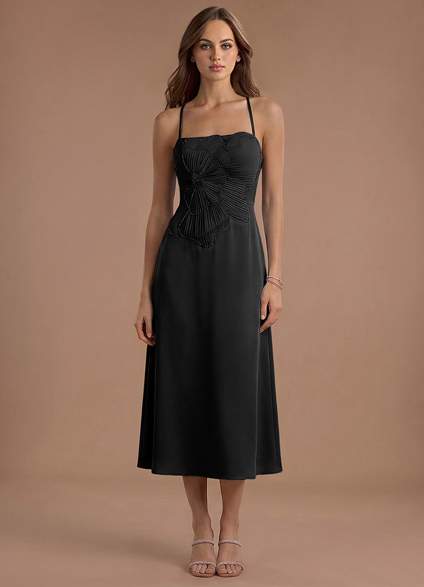Robe Mi-Longue Noir Eri image1
