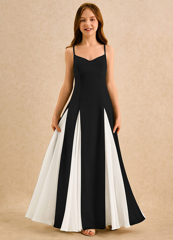 Azazie Mousey Girls Formal Klänningar för brudeflicka Klä A-Line i Stretch crepe Älskling Halsringning image1