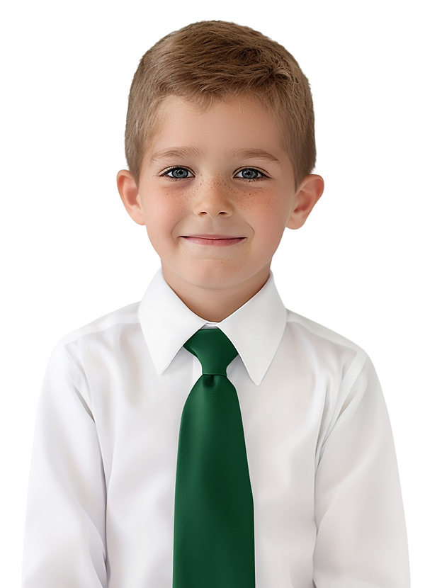 front Collezione Gentlemen Cravatta da bambino in raso opaco
