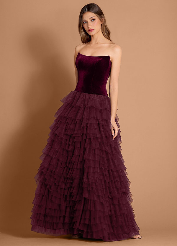 Beatrice Wine Maxi Dress image1