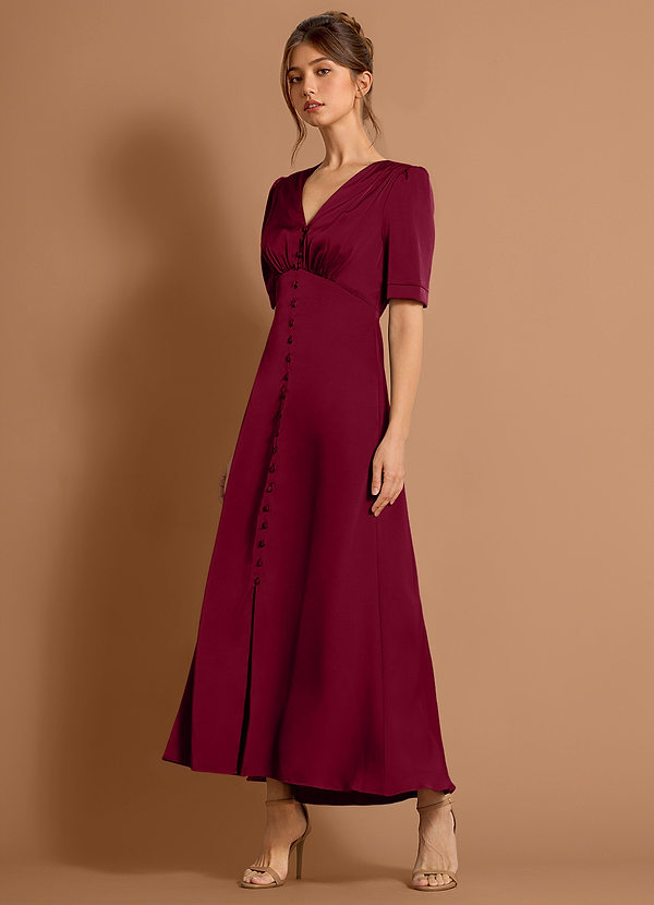 Enyra Merlot Midi Dress image1