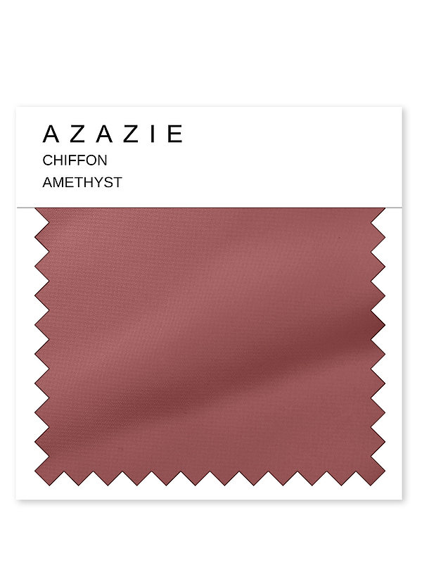 front Azazie Amethyst Chiffon-Muster