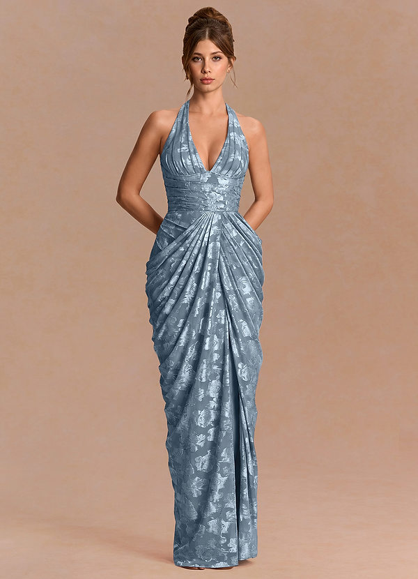 Jolie Dusty Blue Maxi Dress image1