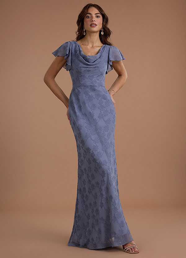 Robe Longue Iris Bleu Jane image1