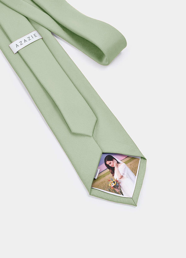 front Matte Satin Custom Photo Tie – Personalized Necktie