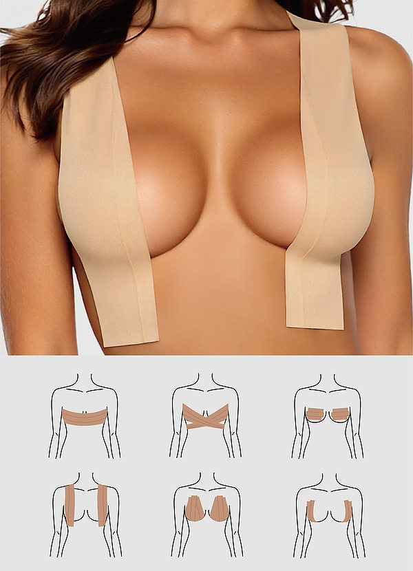 front Azazie Fashion Body Tape – No Bra, Breathable