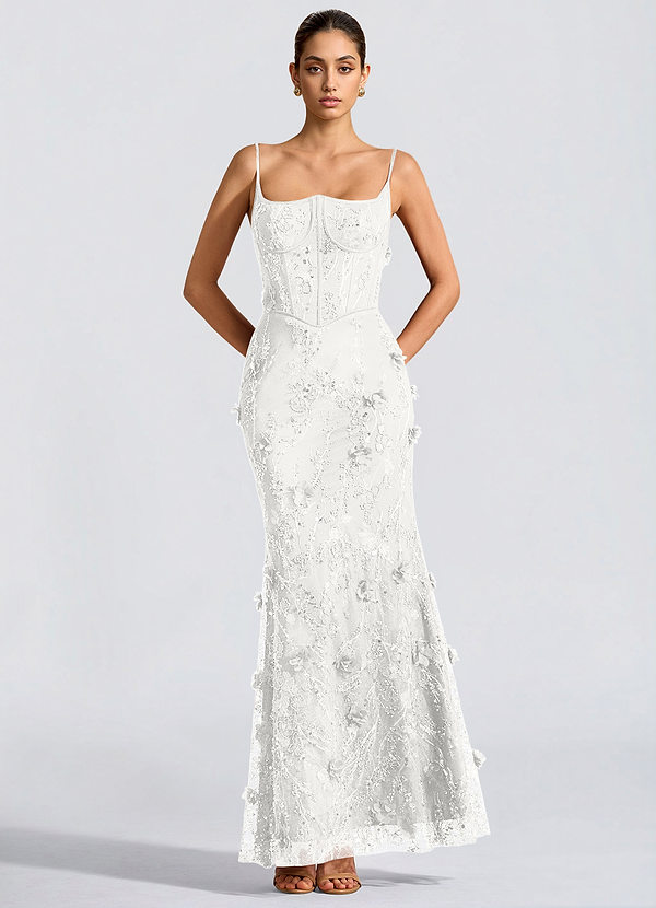 Robe Longue Blanc Eponine image1