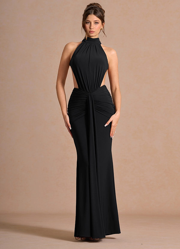 Catriona Black Maxi Dress image1
