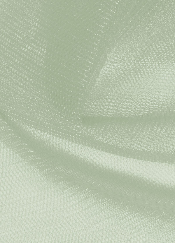 back Azazie Dusty Sage Tulle Fabric By the Yard