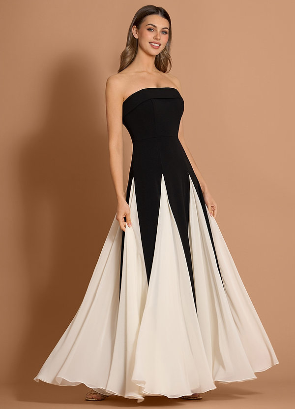 Robe Longue Noir Jaliyah Azazie robe-longue-noir-jaliyah-azazie