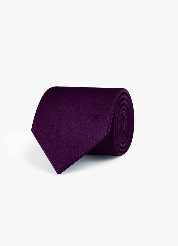 front Stretch Satin Wide Tie