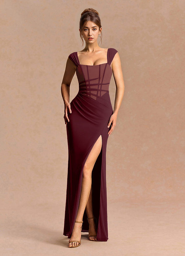 Vestido Vino Largo Faerelle image1