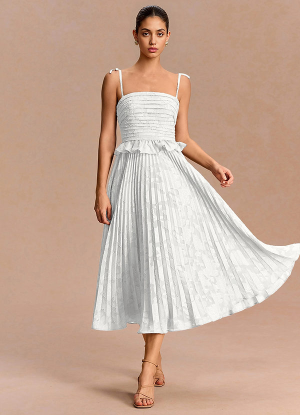 Emerys White Midi Dress image1