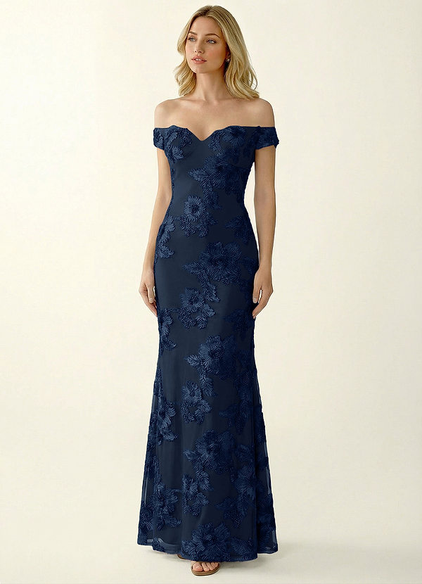 Lowlala Navy Blue Lace Prom Dress image1