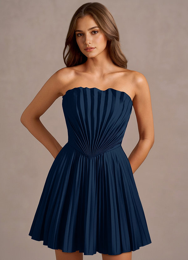 Kaia Navy Mini Dress image1