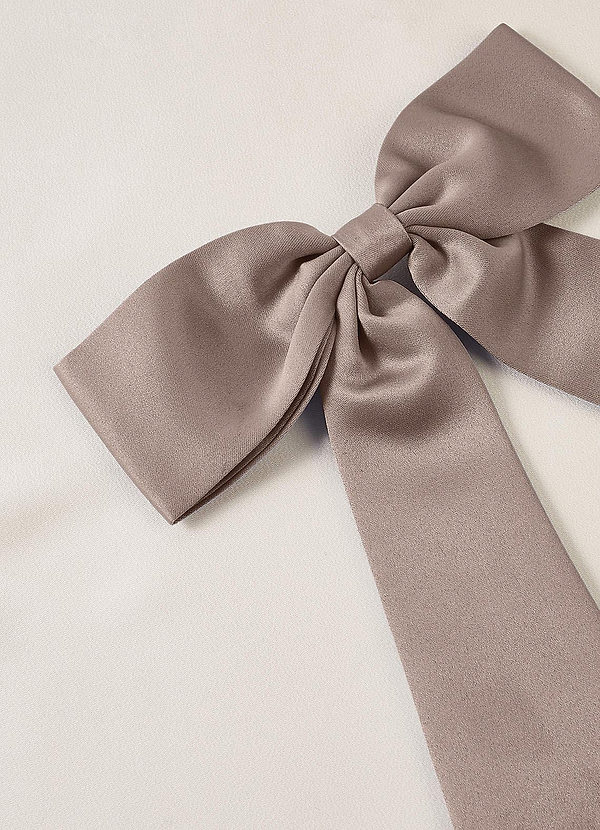 front Matching Color Bow Hair Clip