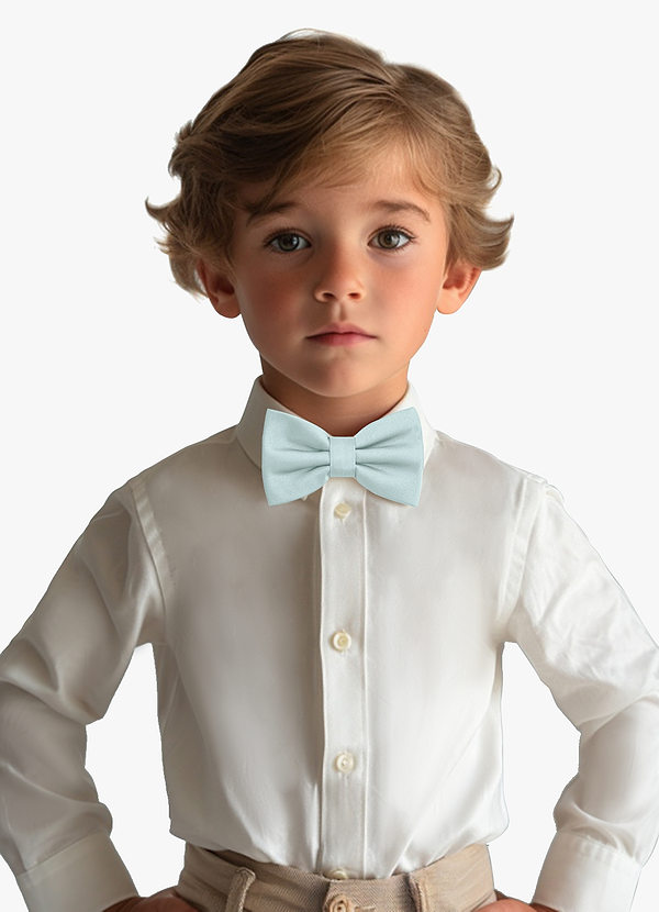 front Papillon elasticizzato regolabile in raso per bambino
