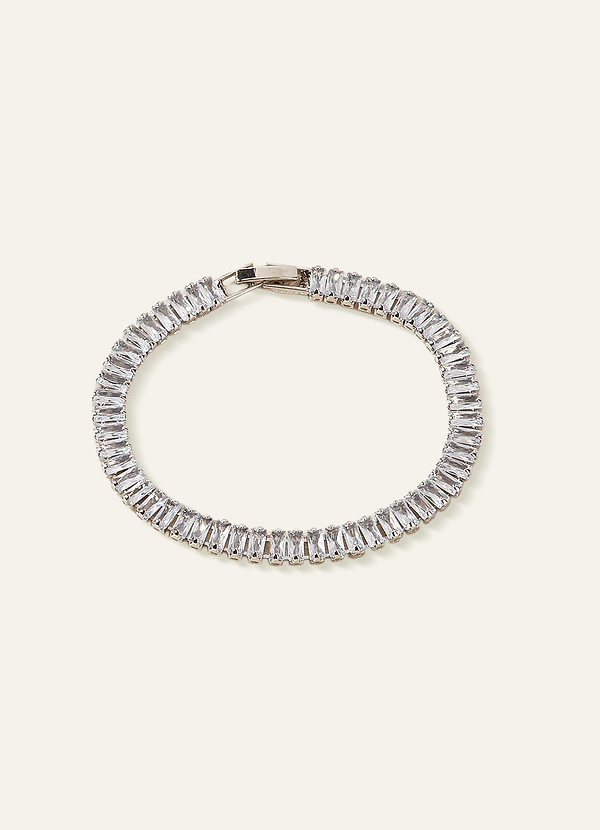 front Colored Zircon Tennis Bracelet