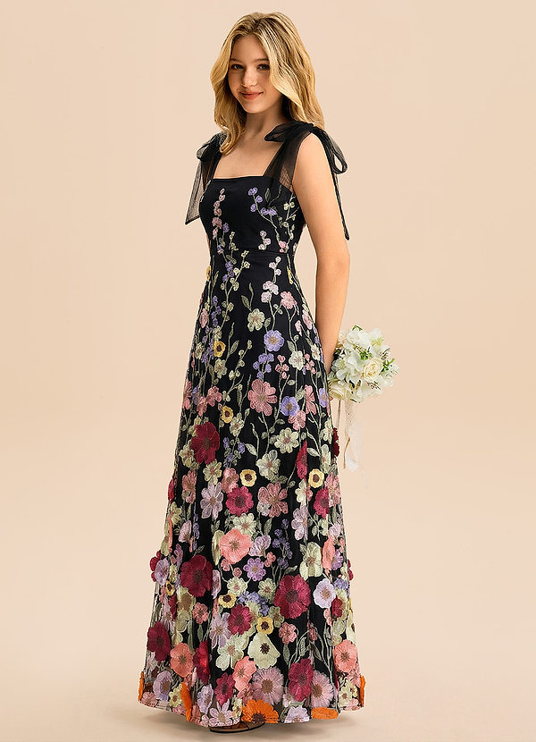 front Azazie Esme Junior Formal Dress
