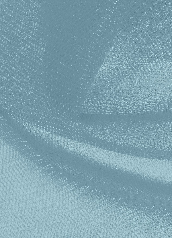 front Azazie Tissu En Tulle Au Mètre Bleu Maussade