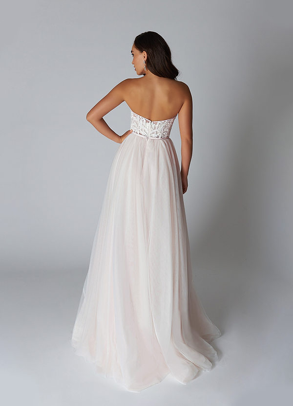back Azazie Arrietty Wedding Dress