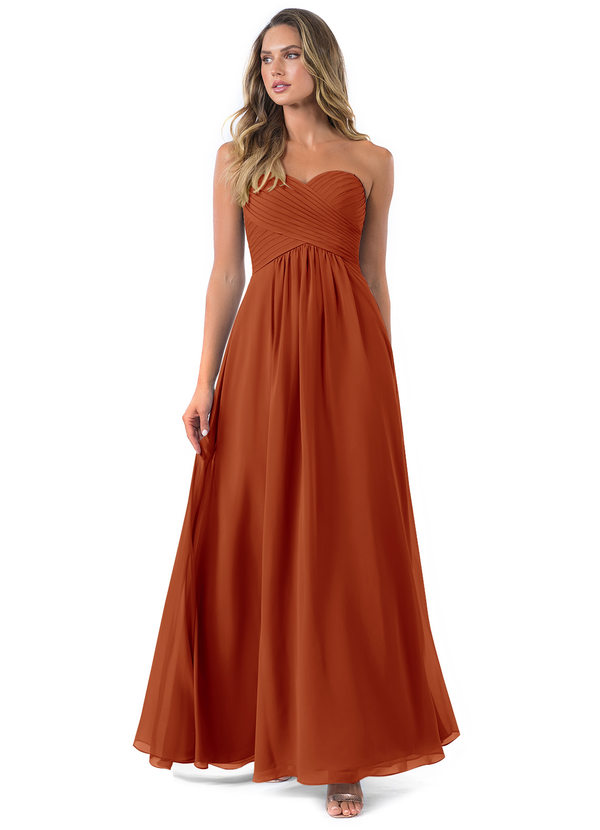 Paprika Azazie Yazmin Bridesmaid Dresses Azazie
