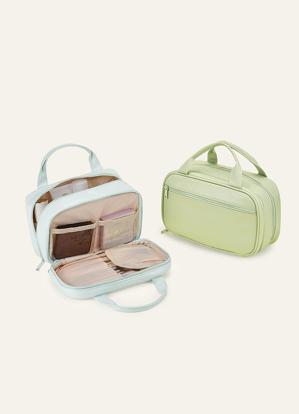 front Multi-Compartment Large Capacity Makeup Bag