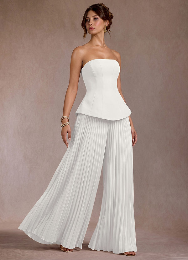 Coraline White Bandeau Jumpsuit image1