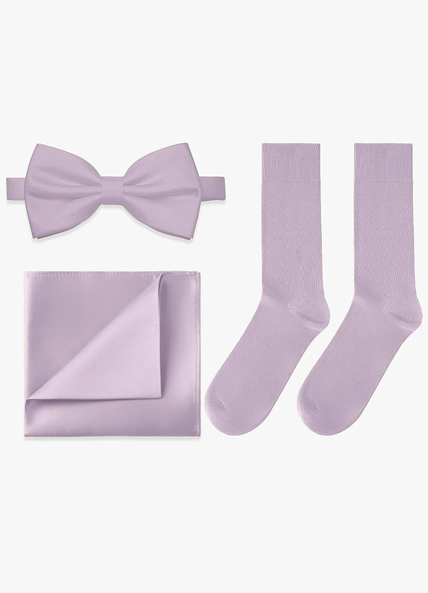 front Passendes Set aus Fliege, Einstecktuch und Socken